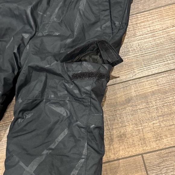 Columbia Toddler Kids Fleece Lined Snow Pants Black Size 2T With Outgrown System - Picture 3 of 13